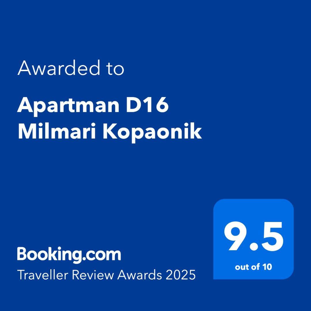 Apartman D16 Milmari コパオニク エクステリア 写真